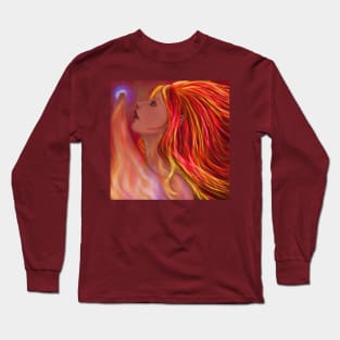 Flame Maiden Long Sleeve T-Shirt